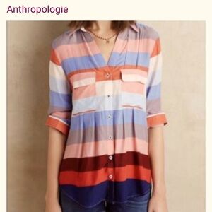 Anthropologie striped top